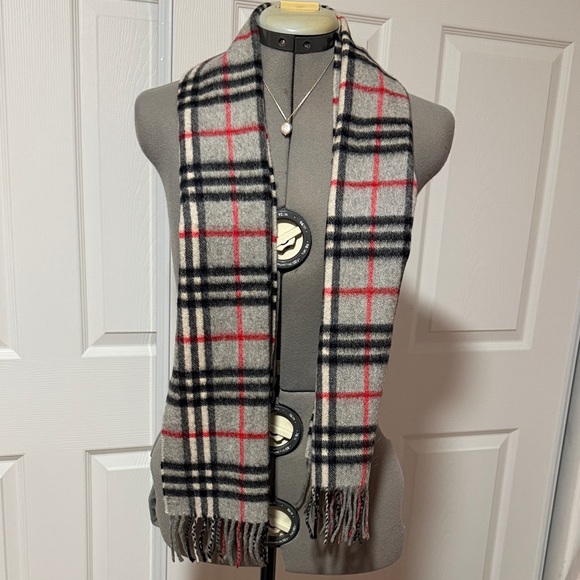 Burberrys Plaid Wool Scarf